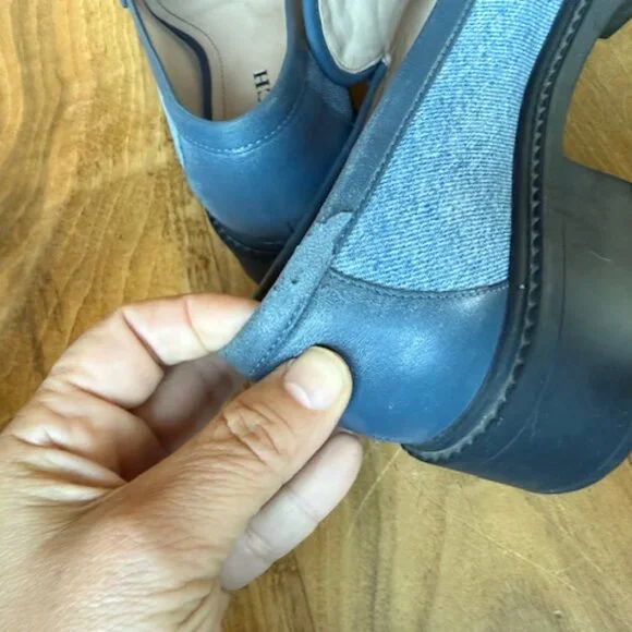 Coach Leah Quilted Denim Loafer - 8.5 - Picture 7 of 12